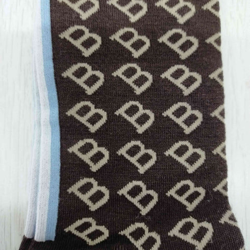 バリー BALLY モノグラム ソックス 靴下 メンズ EU 40-43