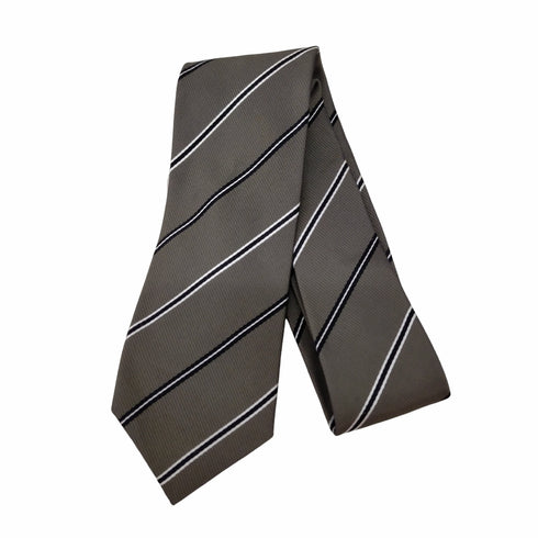 ブラックバレットバイニールバレット BLACKBARRETT by neil barrett シルク100% ストライプネクタイ メンズ ONE SIZE