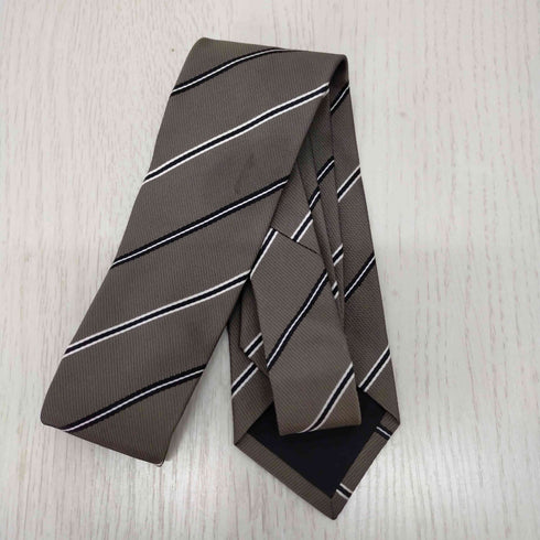 ブラックバレットバイニールバレット BLACKBARRETT by neil barrett シルク100% ストライプネクタイ メンズ ONE SIZE