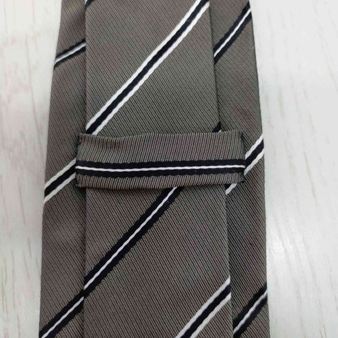 ブラックバレットバイニールバレット BLACKBARRETT by neil barrett シルク100% ストライプネクタイ メンズ ONE SIZE