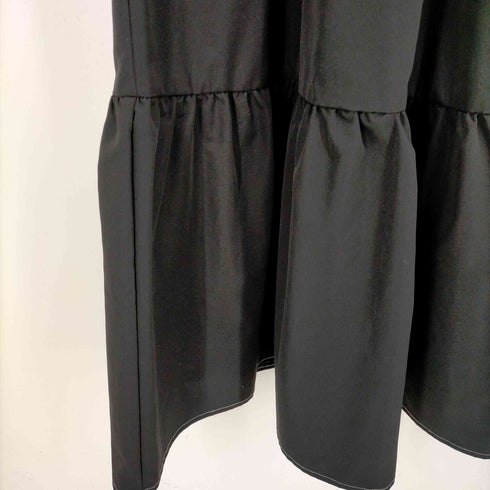 ザラ ZARA セーラーカラー ティアードワンピース レディース import:M