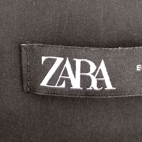 ザラ ZARA セーラーカラー ティアードワンピース レディース import:M