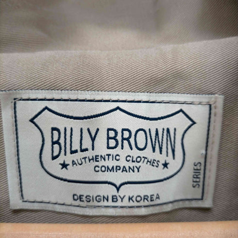 フルギ BILLY BROWN コットンダブルチェスターコート メンズ