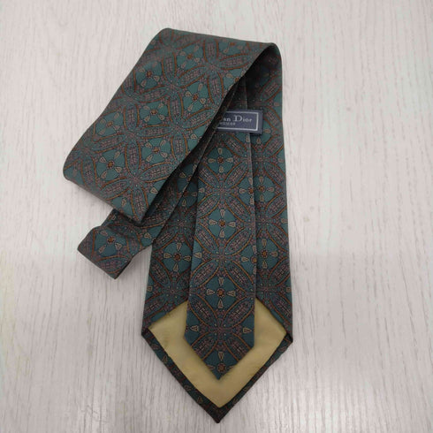 クリスチャンディオール Christian Dior シルク100% 総柄ネクタイ メンズ ONE SIZE