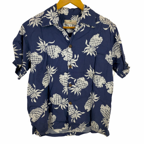 PINEAPPLE JUICE MADE IN HAWAI パイナップル柄レーヨンアロハシャツ メンズ JPN:S