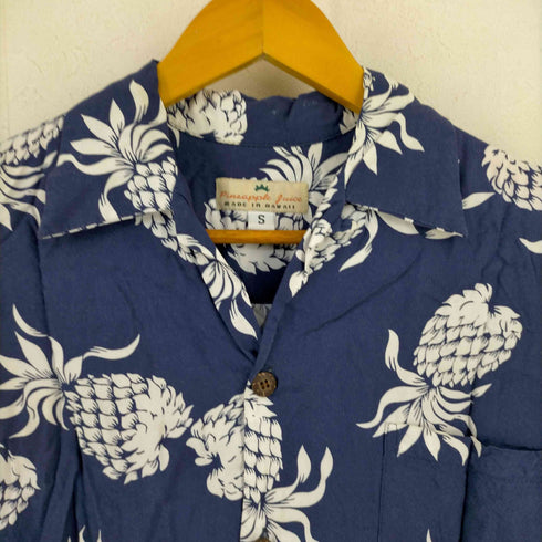 PINEAPPLE JUICE MADE IN HAWAI パイナップル柄レーヨンアロハシャツ メンズ JPN:S