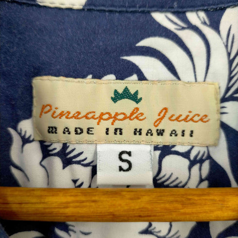 PINEAPPLE JUICE MADE IN HAWAI パイナップル柄レーヨンアロハシャツ メンズ JPN:S