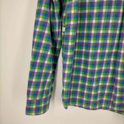ステューシー Stussy 00S プルオーバー チェックネルシャツ メンズ import:L