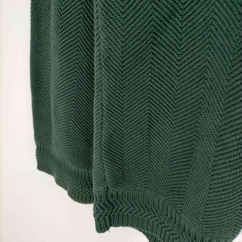 チャップスラルフローレン CHAPS RALPH LAUREN 90S ロゴ刺繍ヘリンボーンニット メンズ import:XXL