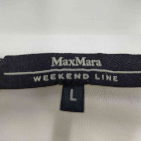 マックスマーラウィークエンド MAX MARA WEEKEND クルーネックTシャツ カットソー 無地 レディース JPN:L