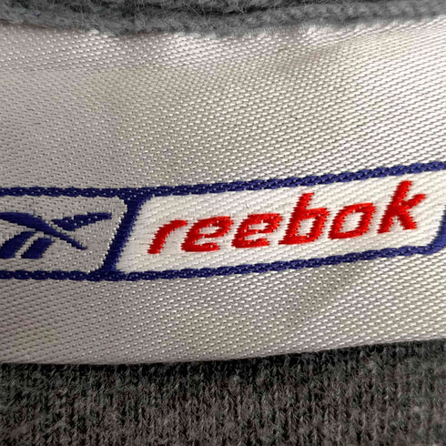 リーボック Reebok ロゴ刺繍 ハーフジップスウェット メンズ JPN:XL