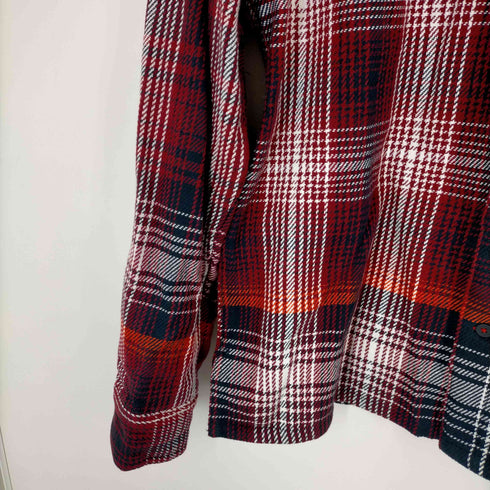 トミーヒルフィガー TOMMY HILFIGER チェック フランネル アンタック オーバーシャツ メンズ JPN:M