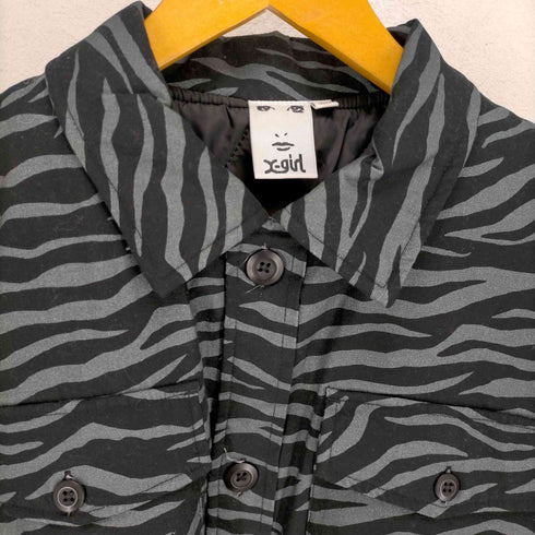 エックスガール X-girl PADDED SHIRT JACKET レディース JPN:M