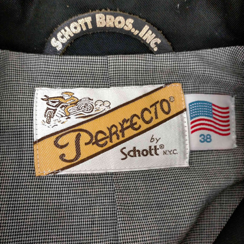 ショット Perfecto by Schott コットンダブルライダース メンズ US:38