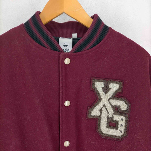 エックスガール X-girl COLLEGE LOGO STADIUM JUMPER レディース JPN:S