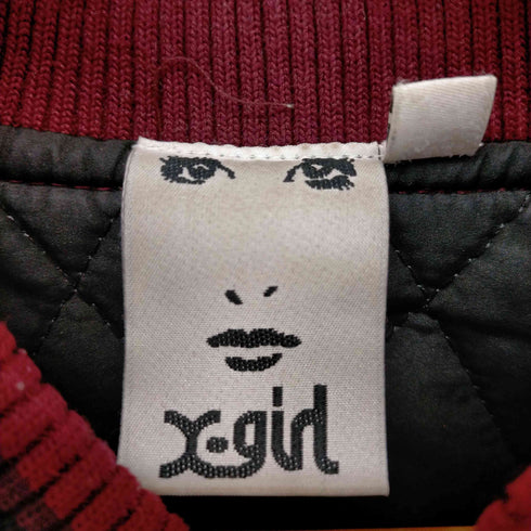 エックスガール X-girl COLLEGE LOGO STADIUM JUMPER レディース JPN:S