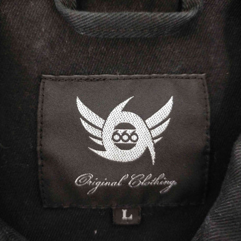 トリプルシックスオリジナルクロージング 666 original clothing コットンシングルライダースジャケット メンズ JPN:L