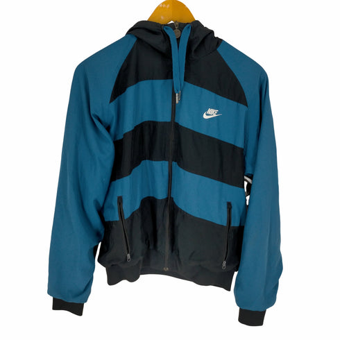 ナイキ NIKE 00S ナイロンフーデッドボーダージップブルゾン メンズ JPN:M