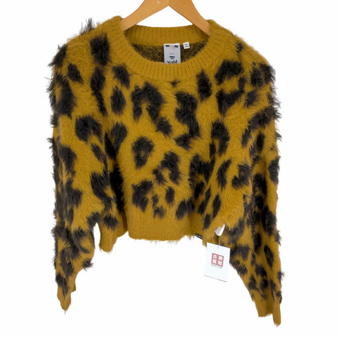 エックスガール X-girl LEOPARD CROPPED KNIT TOP レディース ONE SIZE