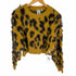 エックスガール X-girl LEOPARD CROPPED KNIT TOP レディース ONE SIZE