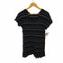 ハート イッセイミヤケ Haat ISSEY MIYAKE 15AW 収縮デザイン ボーダーワンピース レディース JPN:2