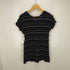 ハート イッセイミヤケ Haat ISSEY MIYAKE 15AW 収縮デザイン ボーダーワンピース レディース JPN:2