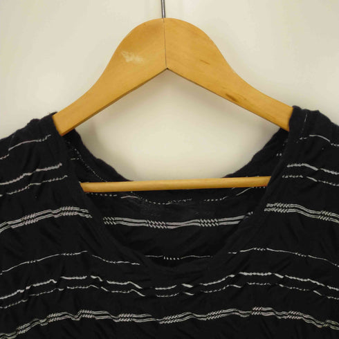 ハート イッセイミヤケ Haat ISSEY MIYAKE 15AW 収縮デザイン ボーダーワンピース レディース JPN:2