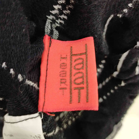 ハート イッセイミヤケ Haat ISSEY MIYAKE 15AW 収縮デザイン ボーダーワンピース レディース JPN:2