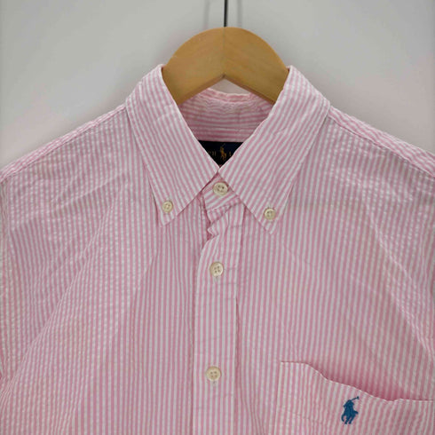 ラルフローレン RALPH LAUREN ボタンダウン シアサッカー シャツ seersucker メンズ JPN:M