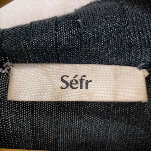 sefr 22aw ハイネックリブニット メンズ JPN:S