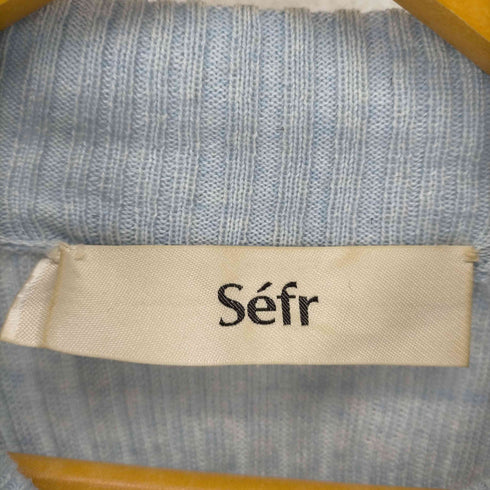 sefr 22aw ハイネックリブニット メンズ JPN:S