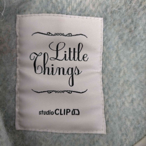 スタディオクリップ Little things studio CLIP ウール混 ノーカラーコート レディース JPN:L