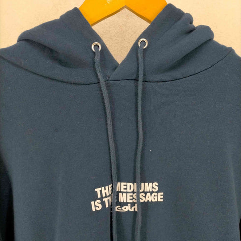 エックスガール X-girl CIRCLE BACKGROUND FACE SWEAT HOODIE レディース JPN:L