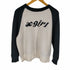 エックスガール X-girl LOGO JACQUARD RAGLAN KNIT TOP レディース ONE SIZE