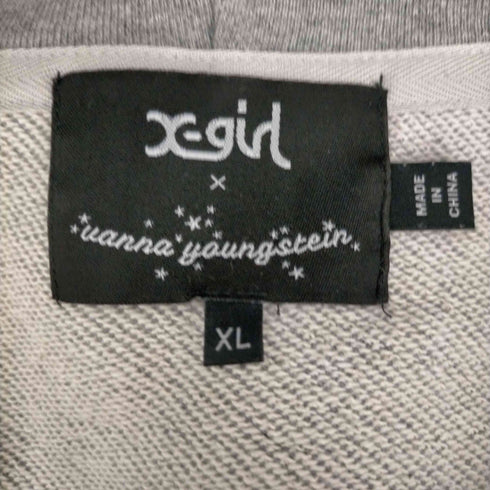 エックスガール X-girl VANNA SWEAT HOODIE レディース JPN:XL