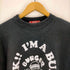 キャンバー CAMBER USA製 burger recordsプリント スウェット レディース SMALL