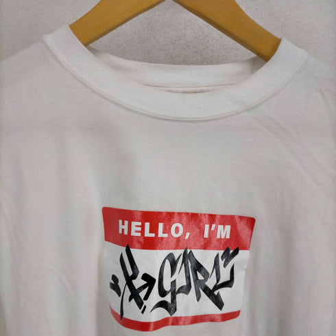 エックスガール X-girl HELLO IM L/S TEE レディース JPN:L