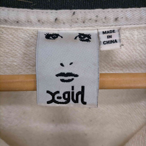 エックスガール X-girl 23AW BICOLOR ANORAK SWEAT TOP レディース JPN:S