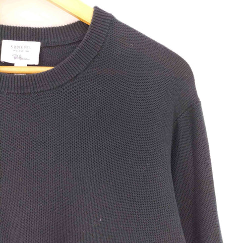 サンスペル Sunspel 別注 クルーネック コットンニット メンズ import:L