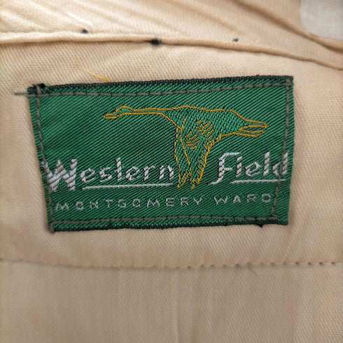 モンゴメリーワード MONTGOMERY WARD 50~60s WESTERN FIELD 裾レースアップチェック柄ウールパンツ メンズ