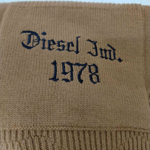 ディーゼル DIESEL ウールマフラー オールドイングリッシュ ちぎれ加工 メンズ ONE SIZE