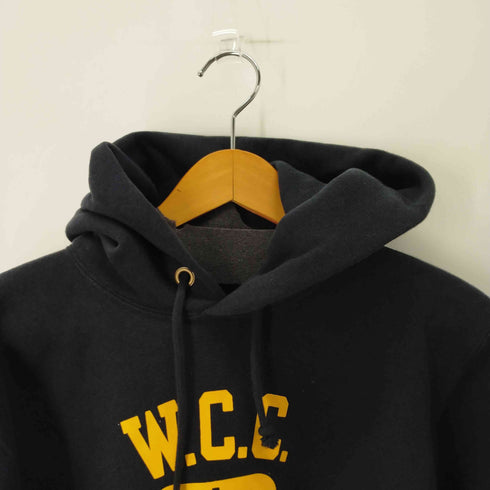 チャンピオン Champion 日本企画 REVERSE WEAVE HOODIE リバースウィーブパーカー 三段プリント メンズ JPN:L