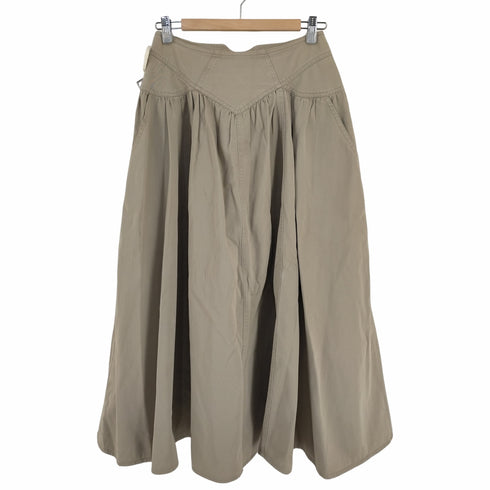 a.b.s california 42TALONジップ ギャザーフレアスカート レディース