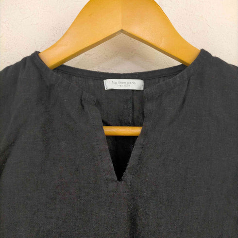 フォグリネンワーク fog linen work ノースリーブリネンワンピース レディース