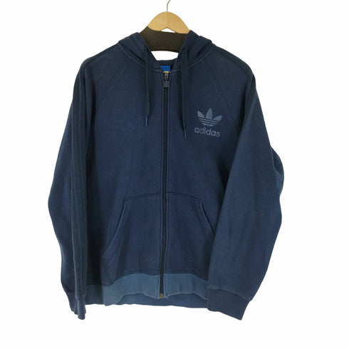 アディダス adidas トレフォイル刺繍 ジップアップフーディ メンズ JPN:0