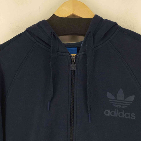 アディダス adidas トレフォイル刺繍 ジップアップフーディ メンズ JPN:0