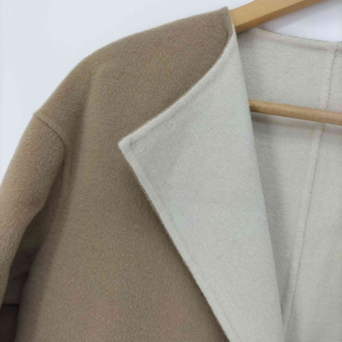 ユナイテッドアローズグリーンレーベルリラクシング UNITED ARROWS green label relaxing KC W/N REVER N/CLコート リバーシブル ガウンコート レディース JPN:36
