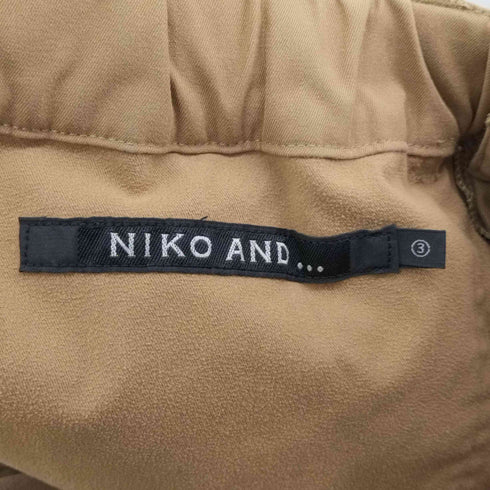 ニコアンド Niko and... ベルト テーパードパンツ メンズ JPN:3