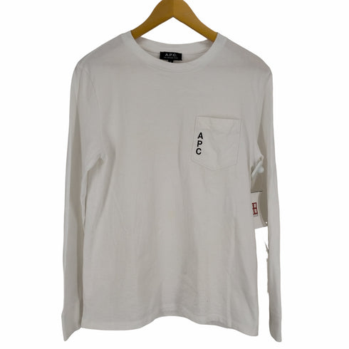 アーペーセー A.P.C. ロゴプリントL/Sカットソー メンズ JPN:S