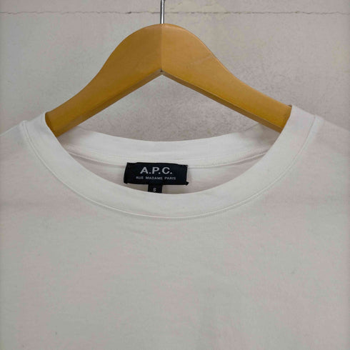 アーペーセー A.P.C. ロゴプリントL/Sカットソー メンズ JPN:S